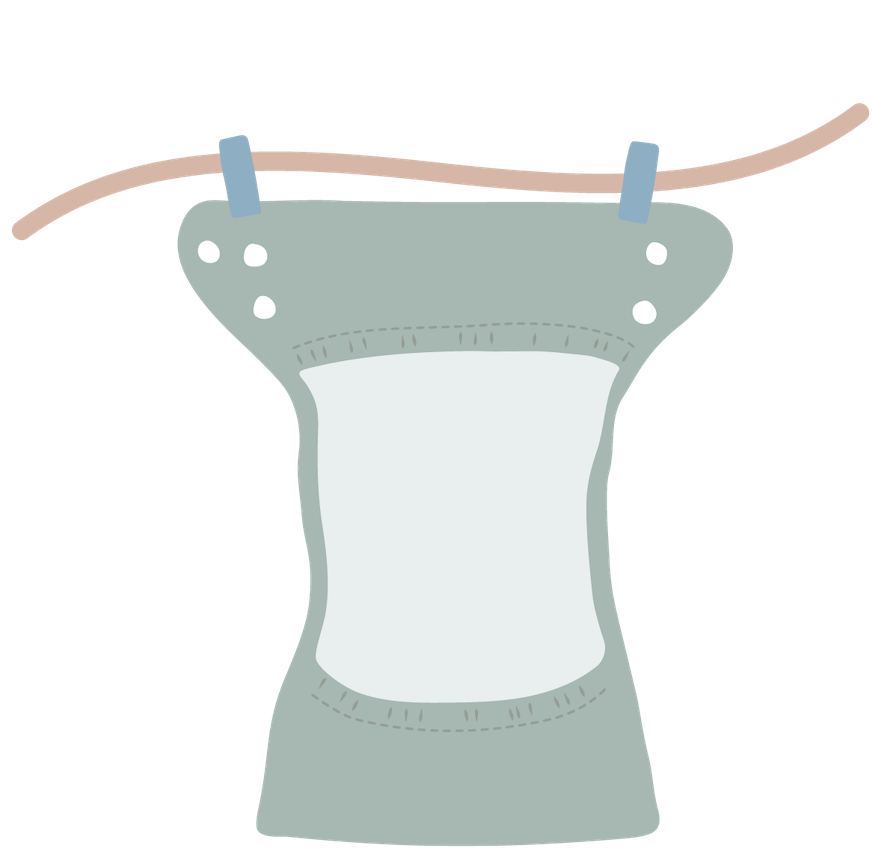 how to dry reusable nappies