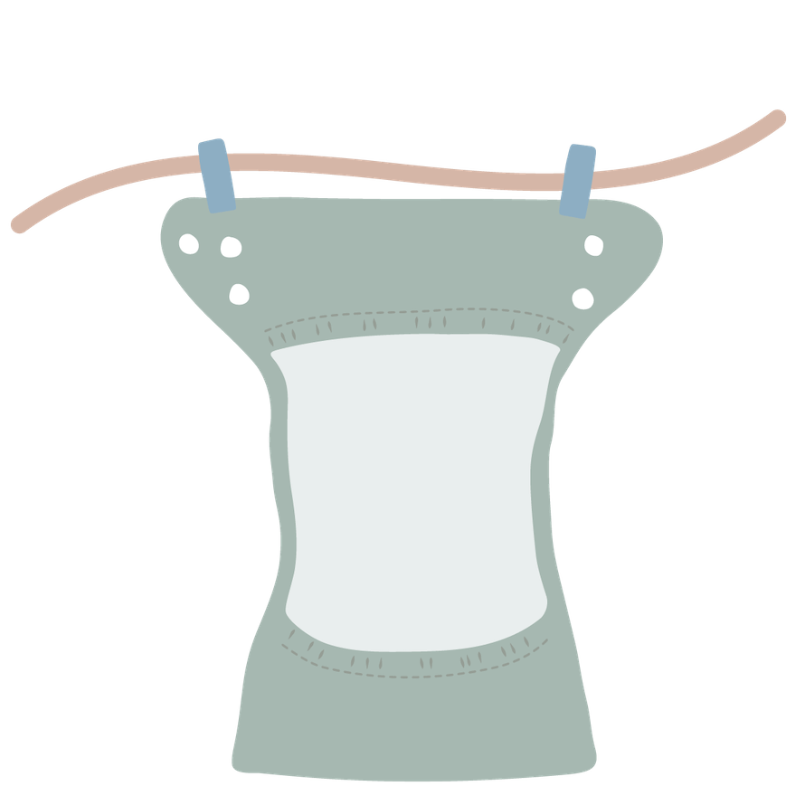 how to dry reusable nappies