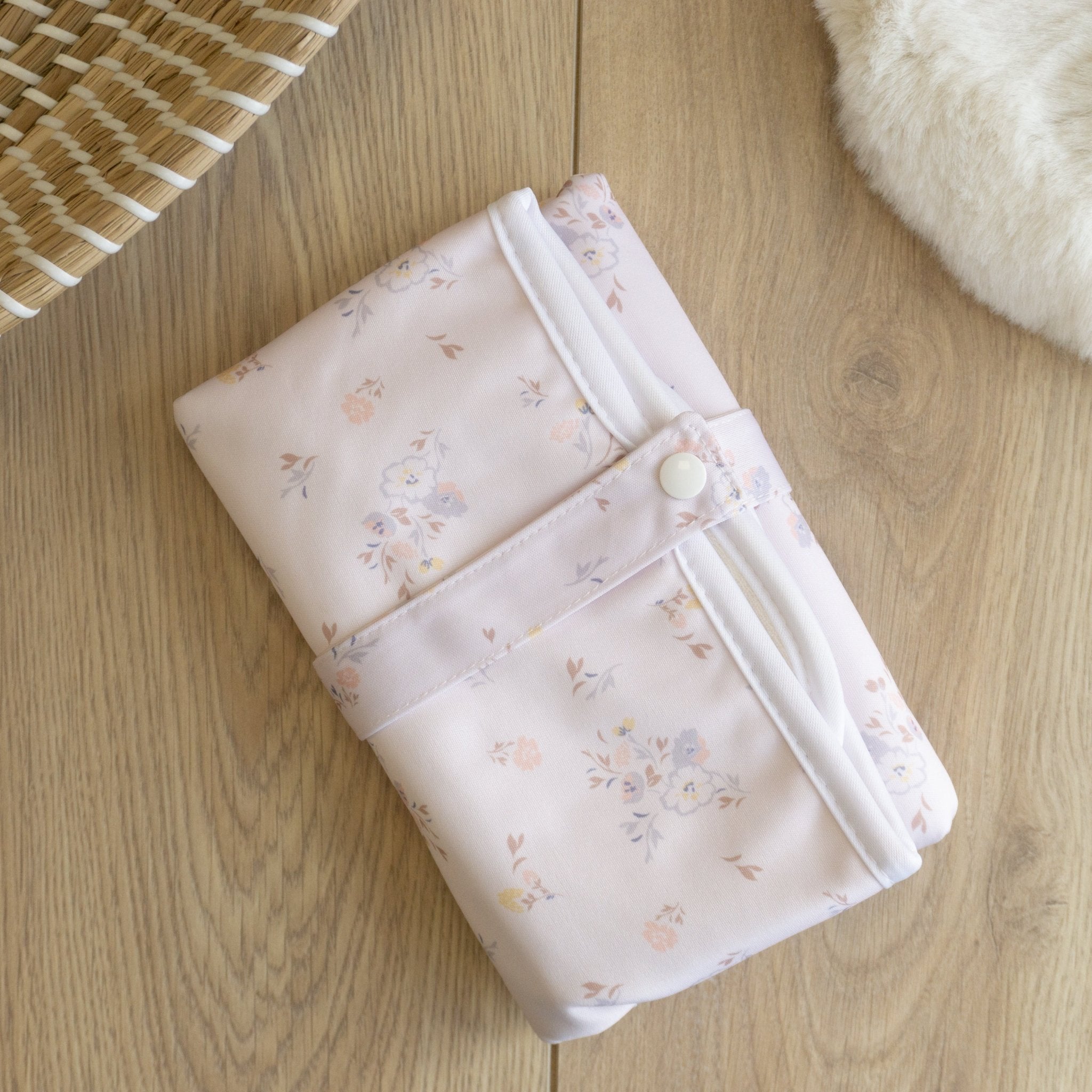 Baby Travel Changing Mats - Darling Buds - Modern Cloth Nappies