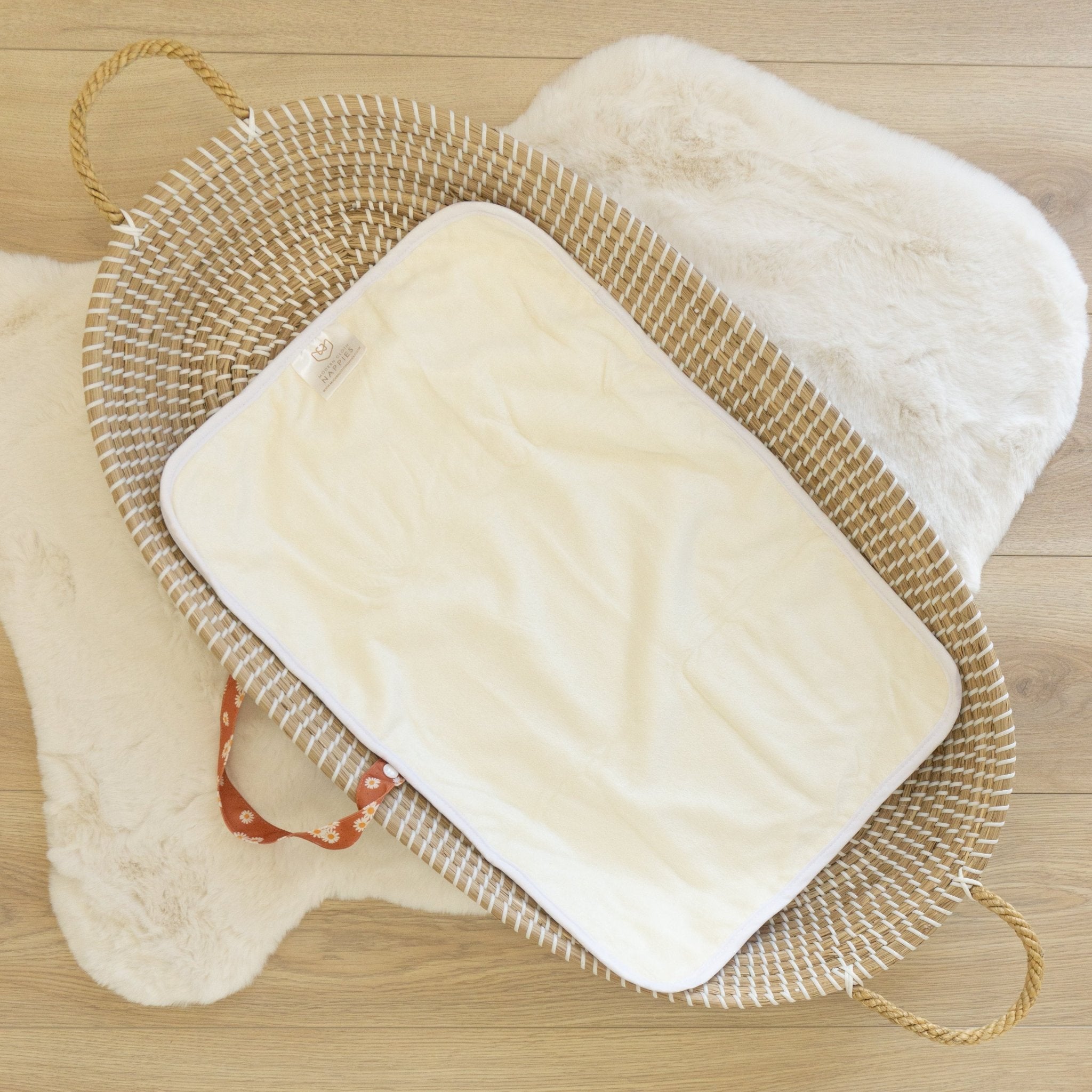 Baby Travel Changing Mats - Ditsy Daisy - Modern Cloth Nappies