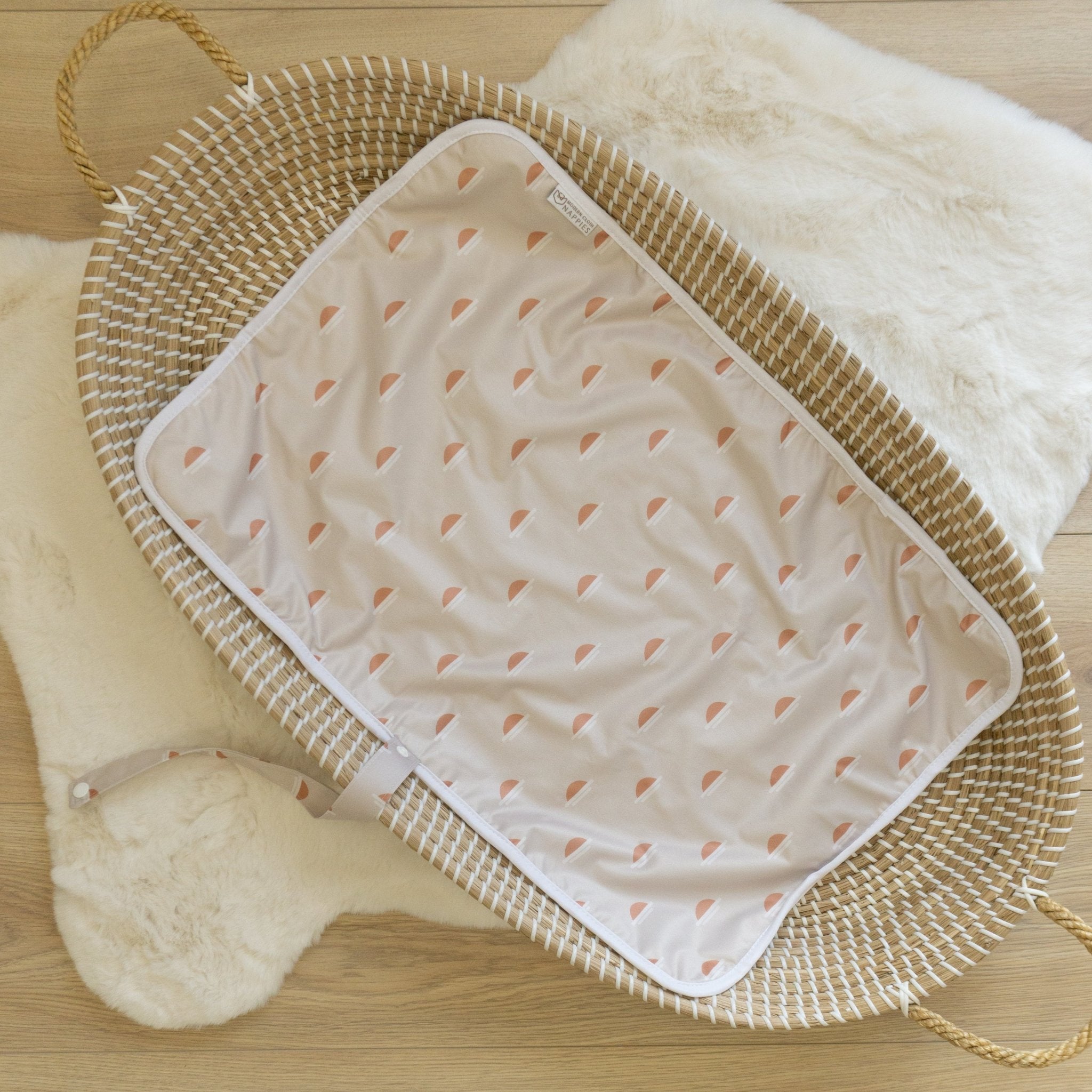 Baby Travel Changing Mats - Golden Hour - Modern Cloth Nappies