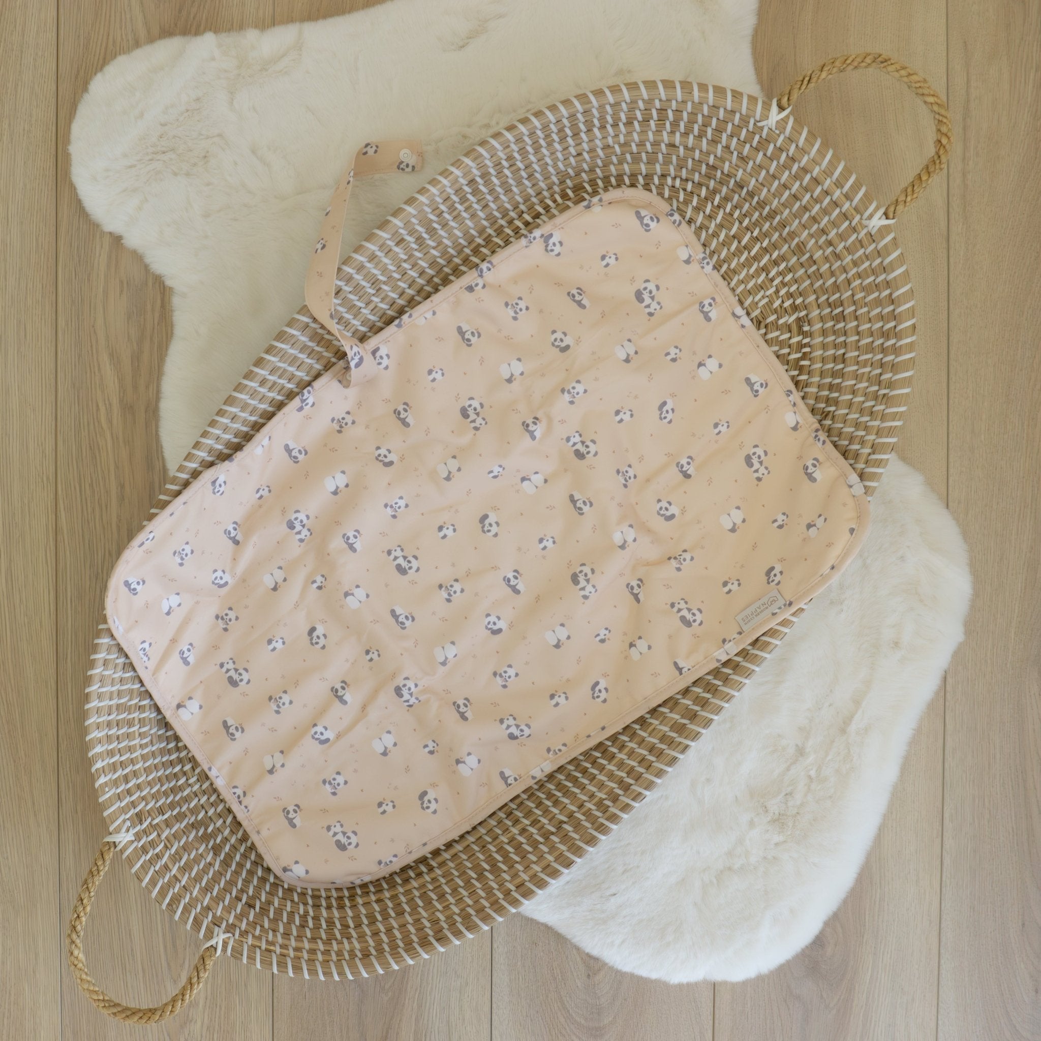 Baby Travel Changing Mats - Pandas - Modern Cloth Nappies