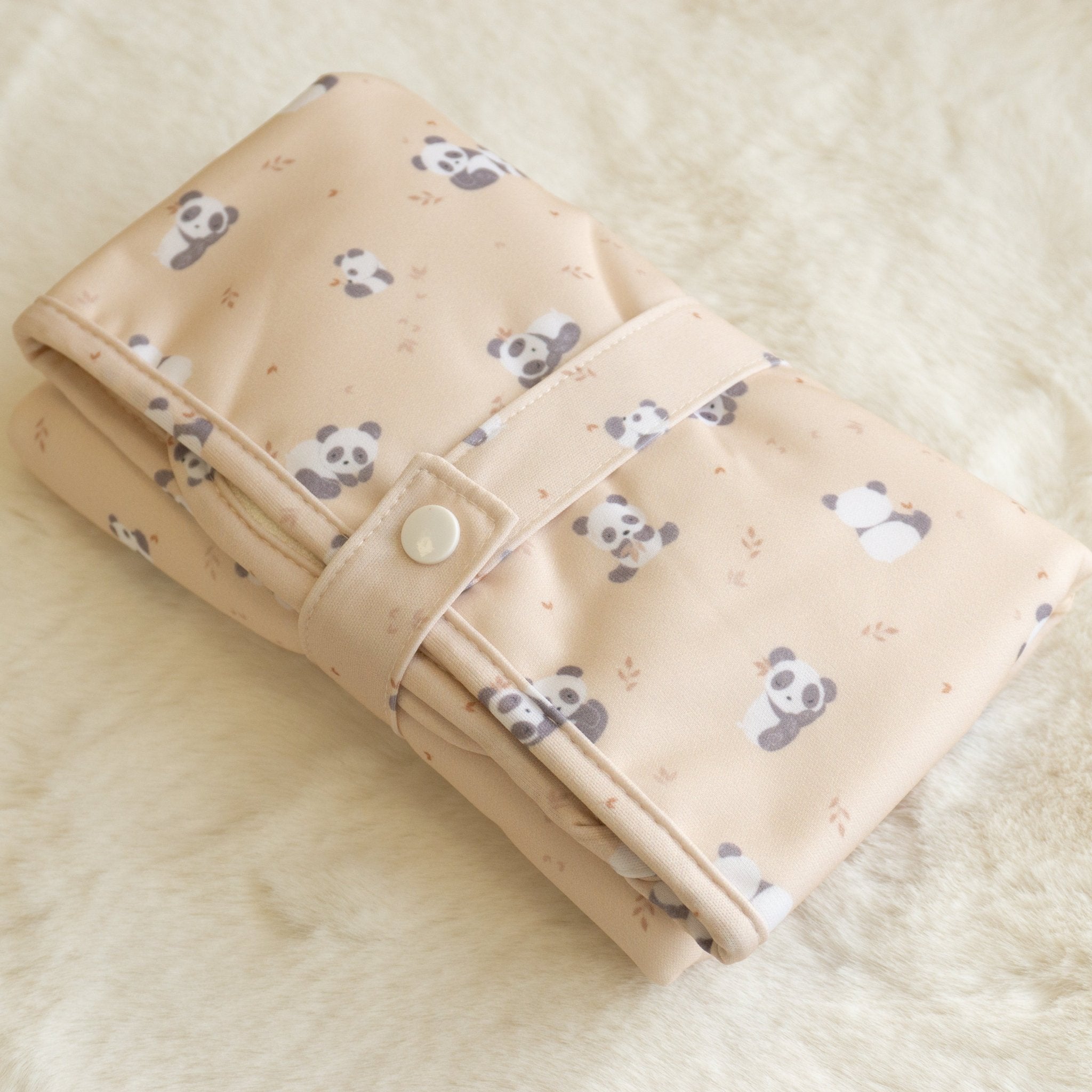 Baby Travel Changing Mats - Pandas - Modern Cloth Nappies