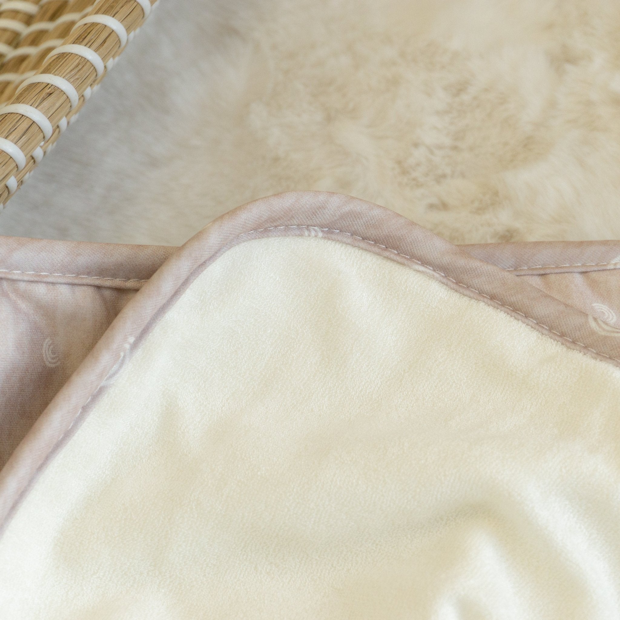 Baby Travel Changing Mats - Rainbow Oatmeal - Modern Cloth Nappies