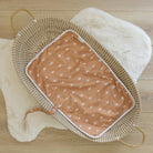 Baby Travel Changing Mats - Sunnies Camel with White - Modern Cloth Nappies