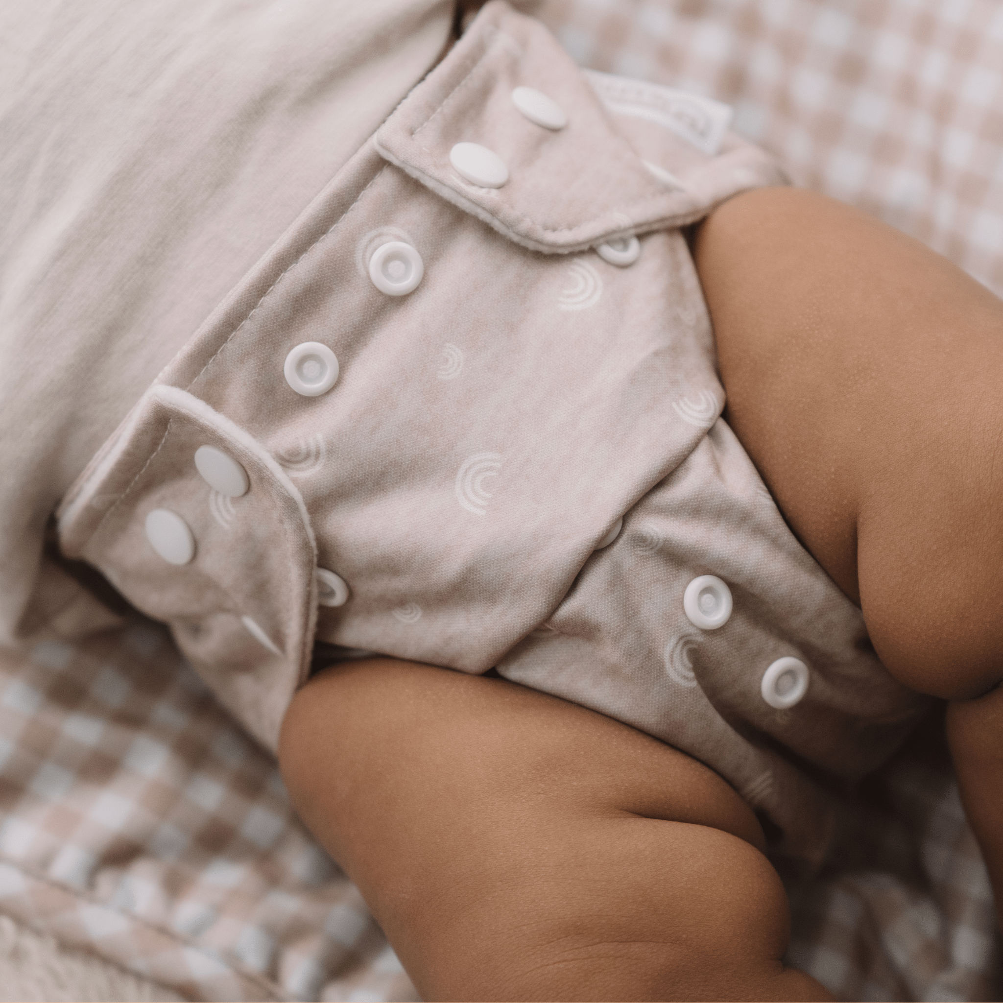 One Size All - In - One Reusable Cloth Nappy - Rainbow Oatmeal - Modern Cloth Nappies