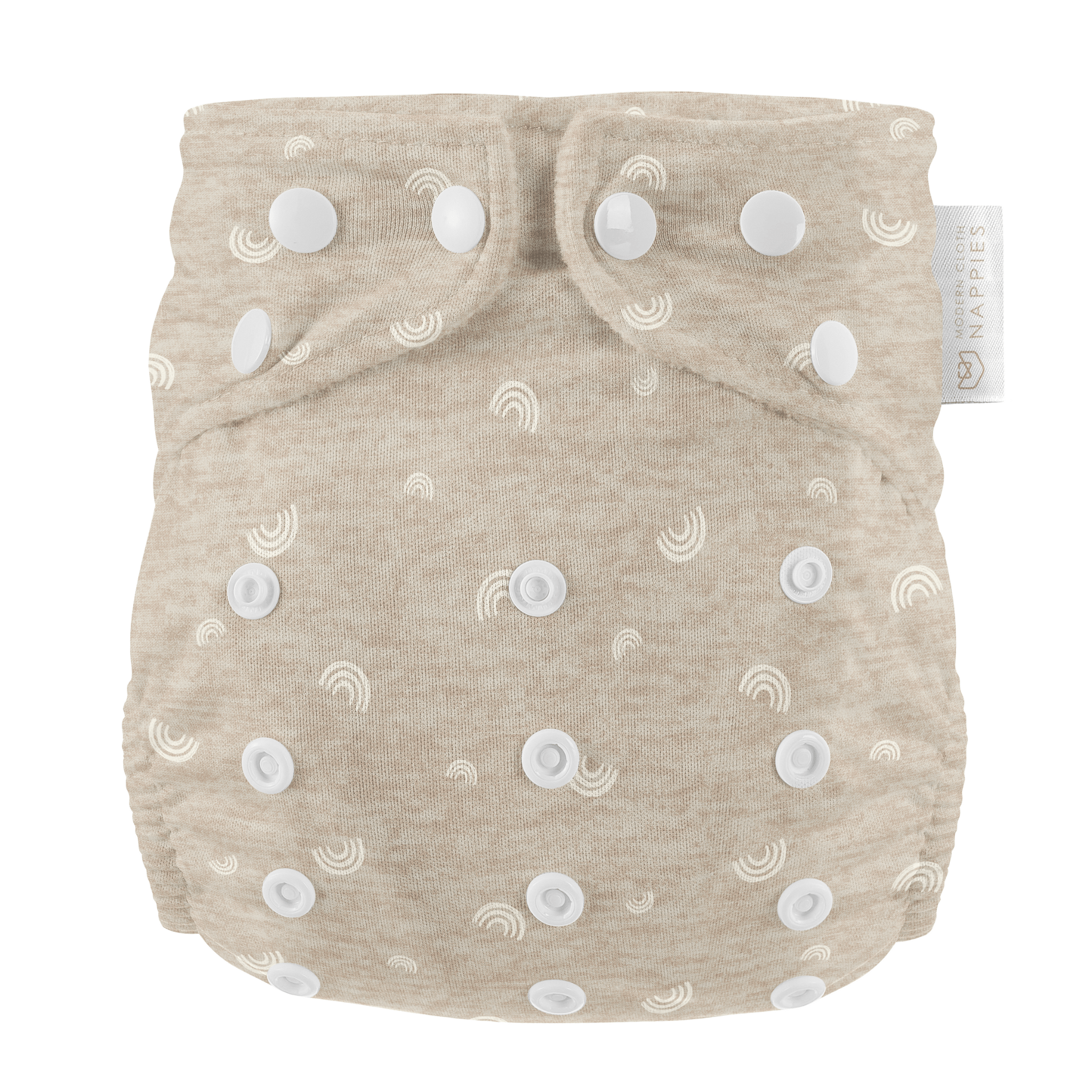 One Size All - In - One Reusable Cloth Nappy - Rainbow Oatmeal - Modern Cloth Nappies
