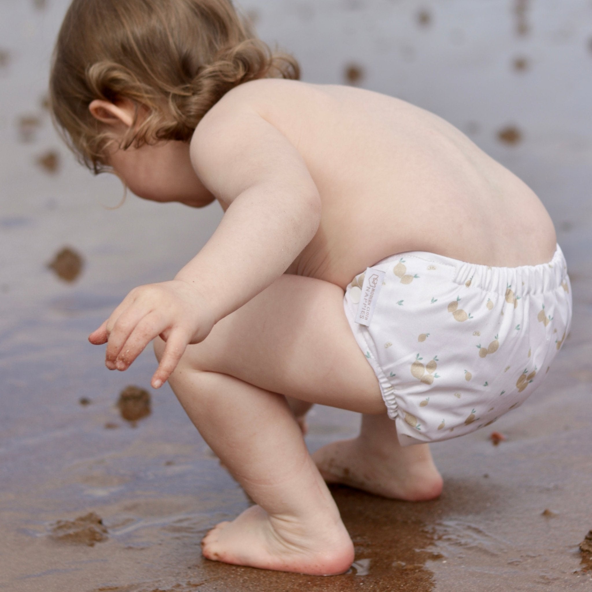 One Size Baby to Toddler Reusable Swim Nappies - Little Limone - Modern Cloth Nappies