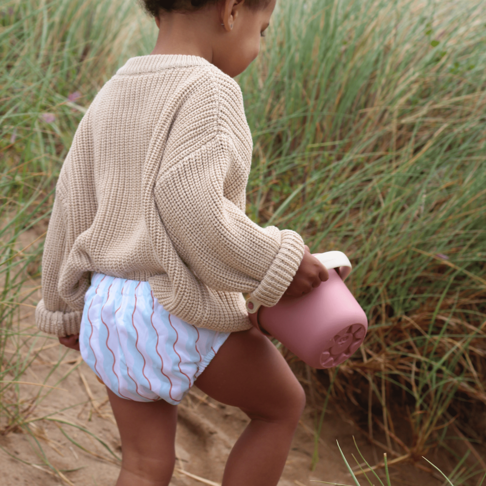 One Size Baby to Toddler Reusable Swim Nappies - Wiggle Waves - Modern Cloth Nappies