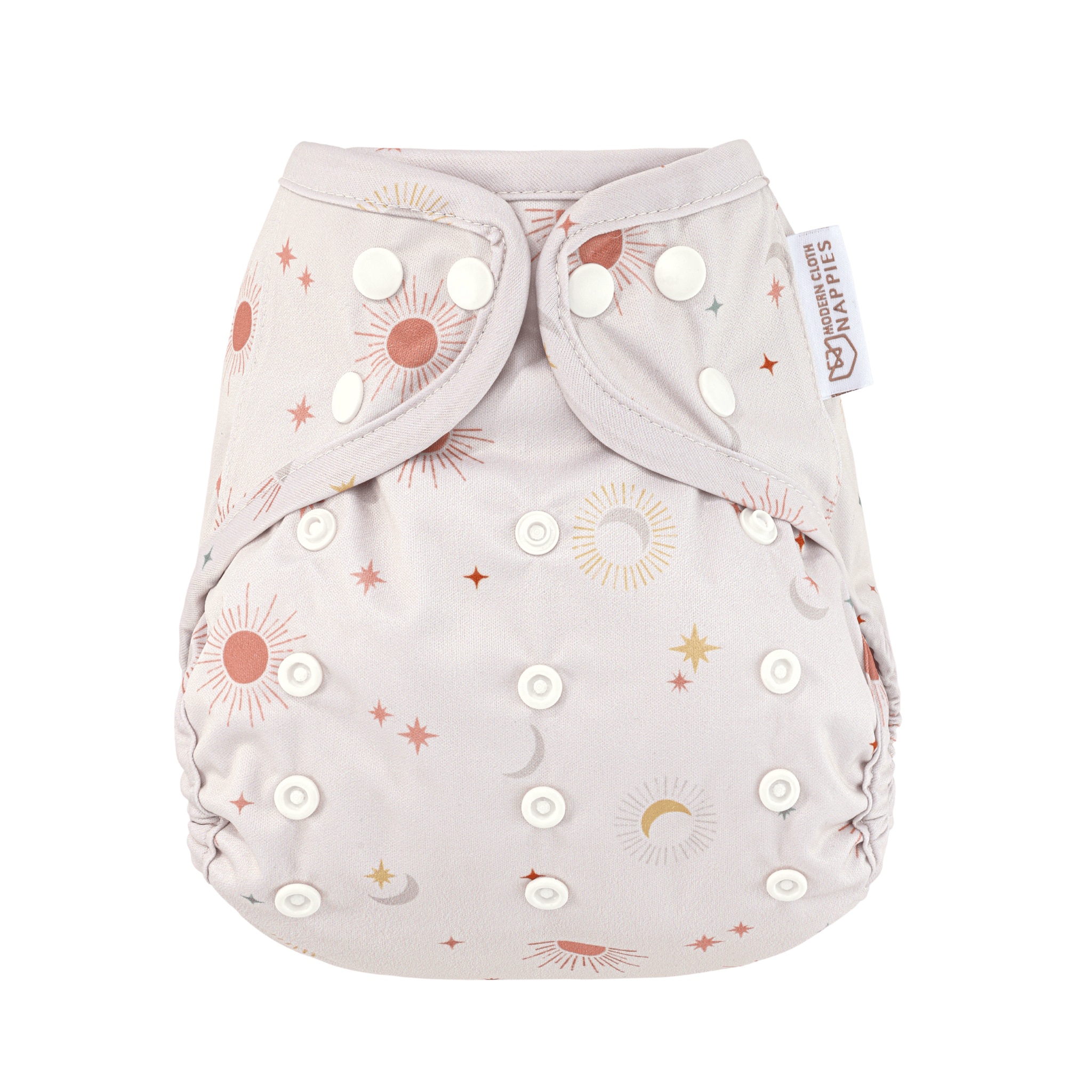 One Size Reusable Cloth Nappy Wrap - Celestial - Modern Cloth Nappies