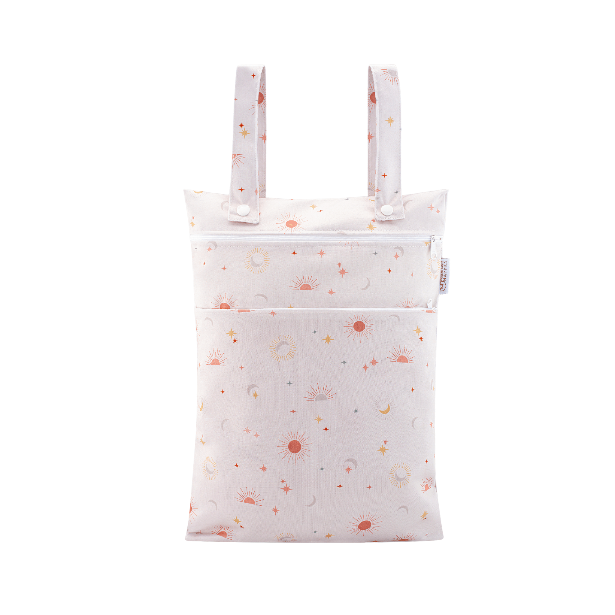 Out & About Double Pocket Nappy Wet Bag - Celestial - Modern Cloth Nappies
