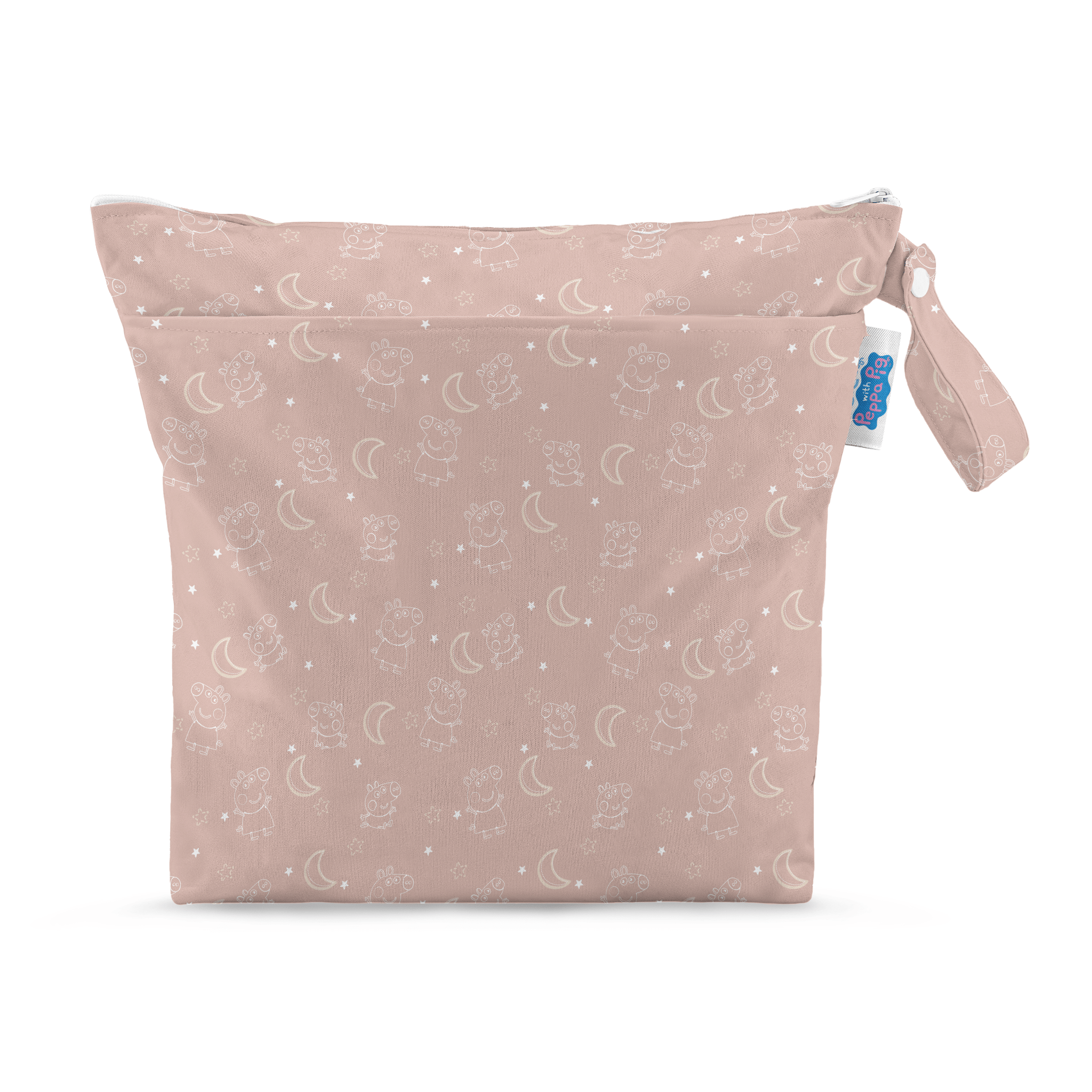 Peppa Pig Grab & Go Nappy Wet Bag - Moons & Stars - Modern Cloth Nappies