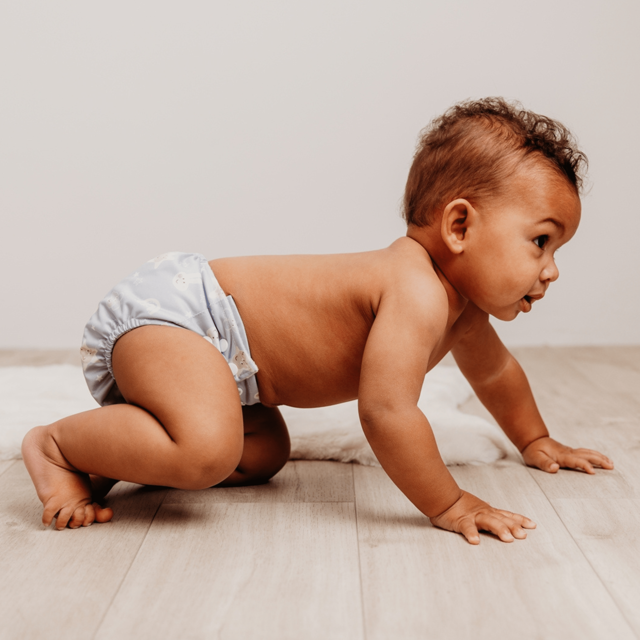 Peppa Pig One Size All - In - One Reusable Cloth Nappy - Blue Mix Peppa & Friends - Modern Cloth Nappies