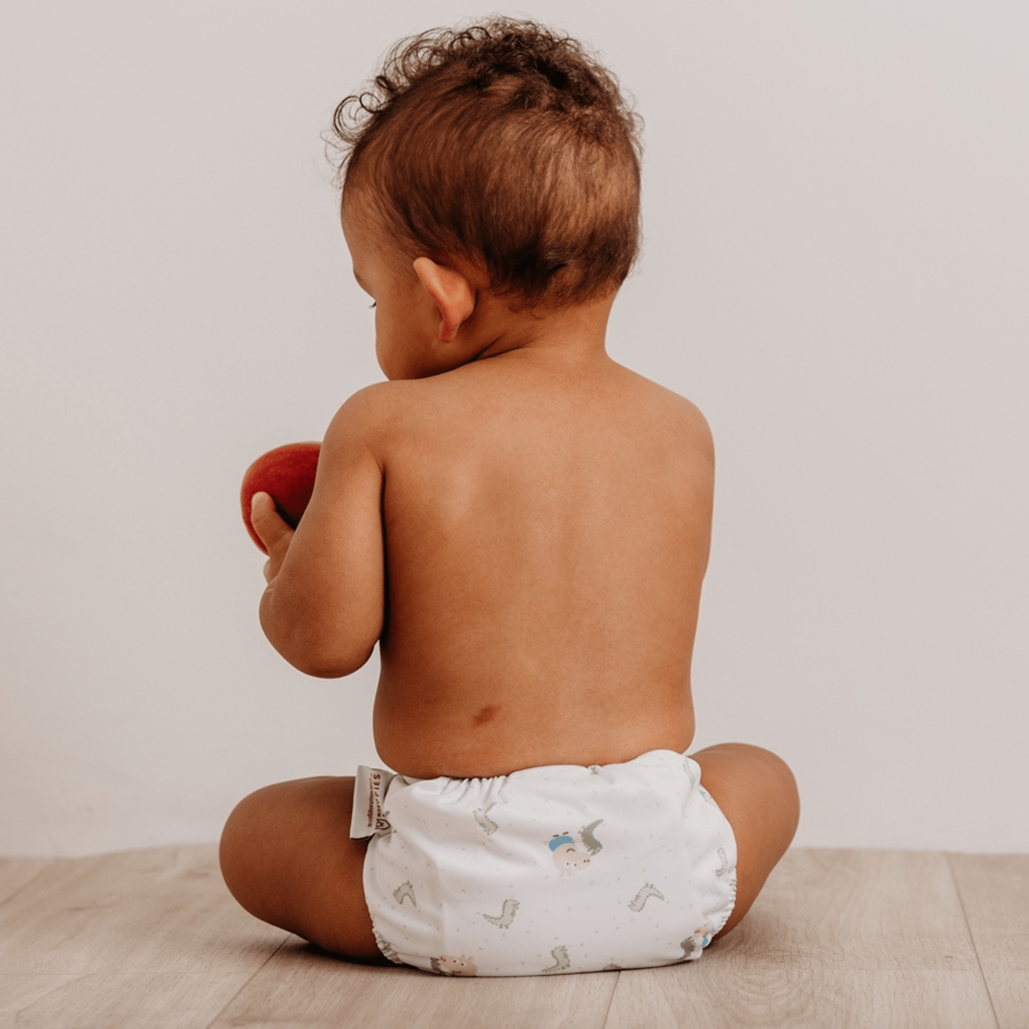 Peppa Pig One Size All - In - One Reusable Cloth Nappy - George & Mr.Dinosaur | White - Modern Cloth Nappies