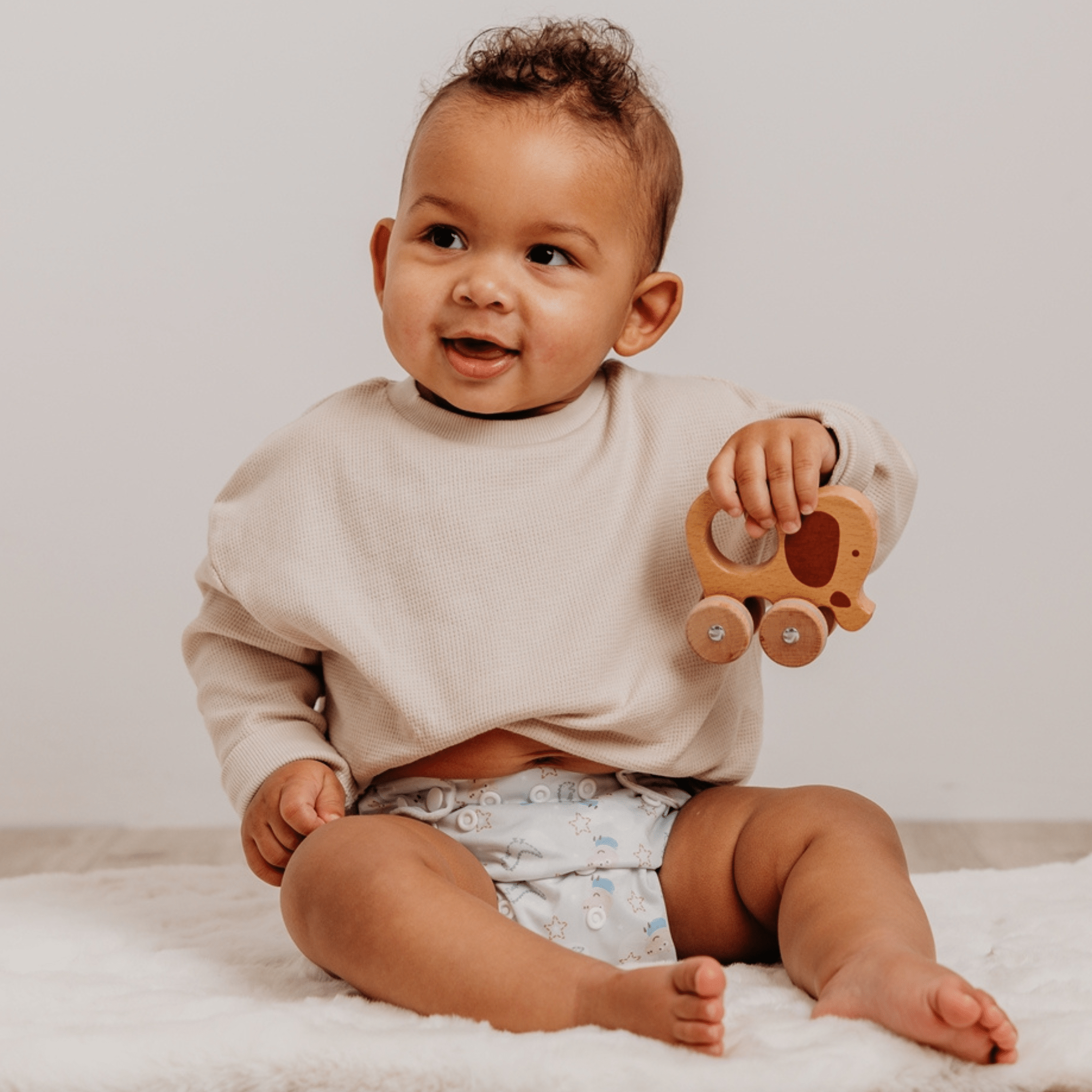 Peppa Pig One Size All - In - One Reusable Cloth Nappy - George Pig | Sage - Modern Cloth Nappies