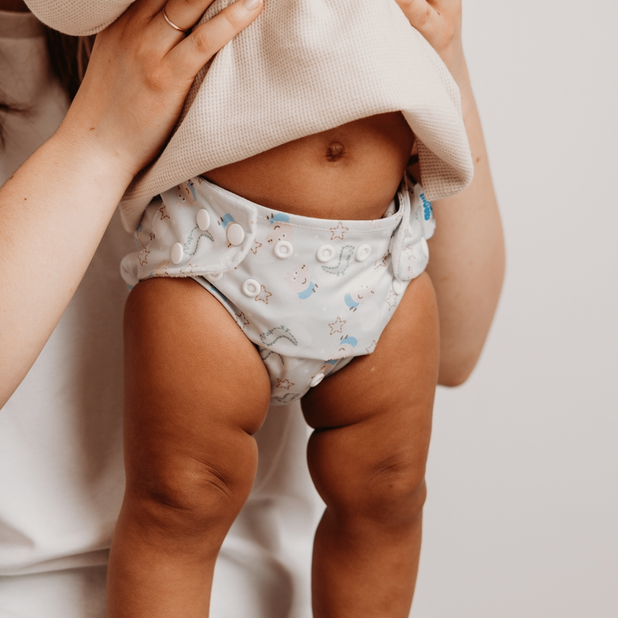 Peppa Pig One Size All - In - One Reusable Cloth Nappy - George Pig | Sage - Modern Cloth Nappies