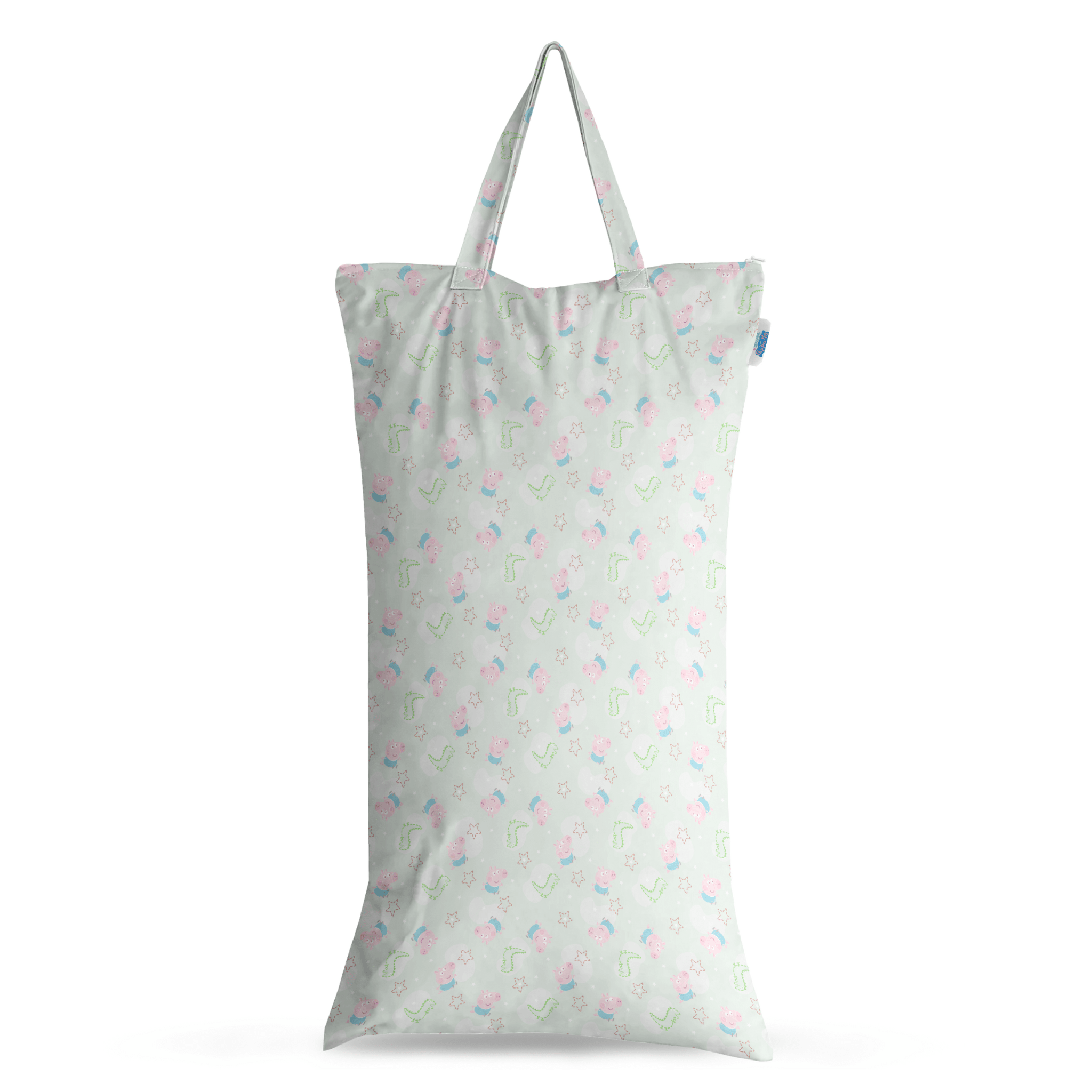 Peppa Pig XL Wet Bag Reusable Cloth Nappy Pail - George Pig | Sage - Modern Cloth Nappies
