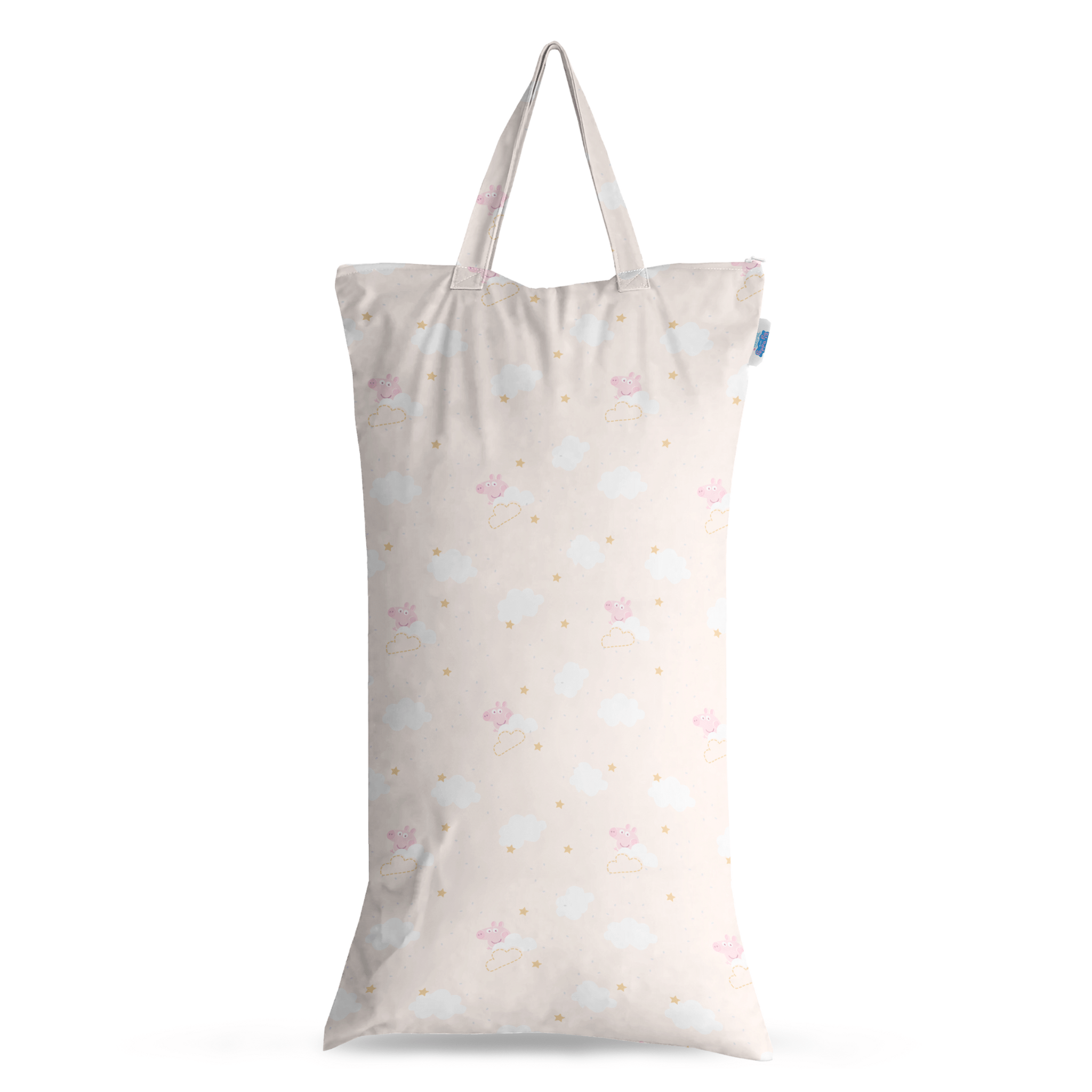 Peppa Pig XL Wet Bag Reusable Cloth Nappy Pail - Peppa Clouds - Modern Cloth Nappies