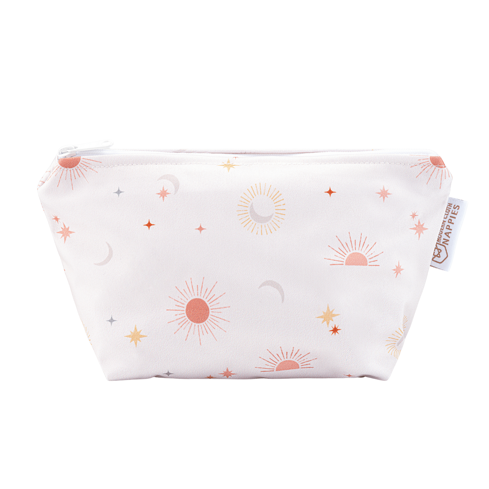 Small Reusable Cloth Wipe & Sanitary Bag - Celestial - Modern Cloth Nappies