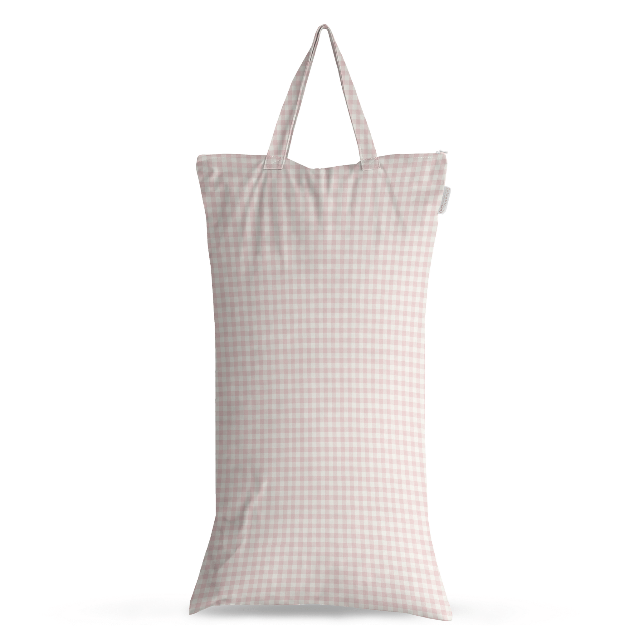 XL Wet Bag - Reusable Cloth Nappy Pail - Rose Gingham - Modern Cloth Nappies