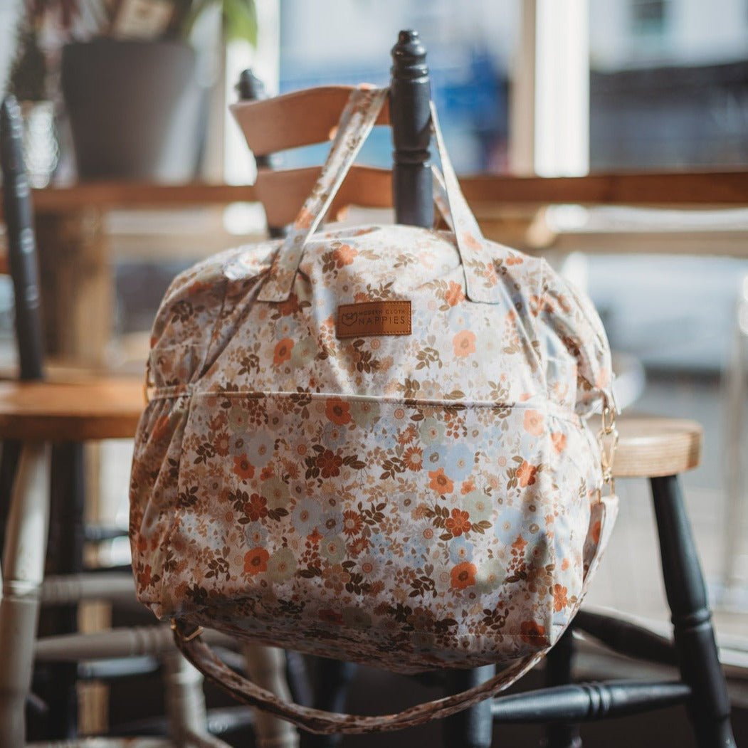 Changing Bag - Blissful Blossom - Modern Cloth Nappies