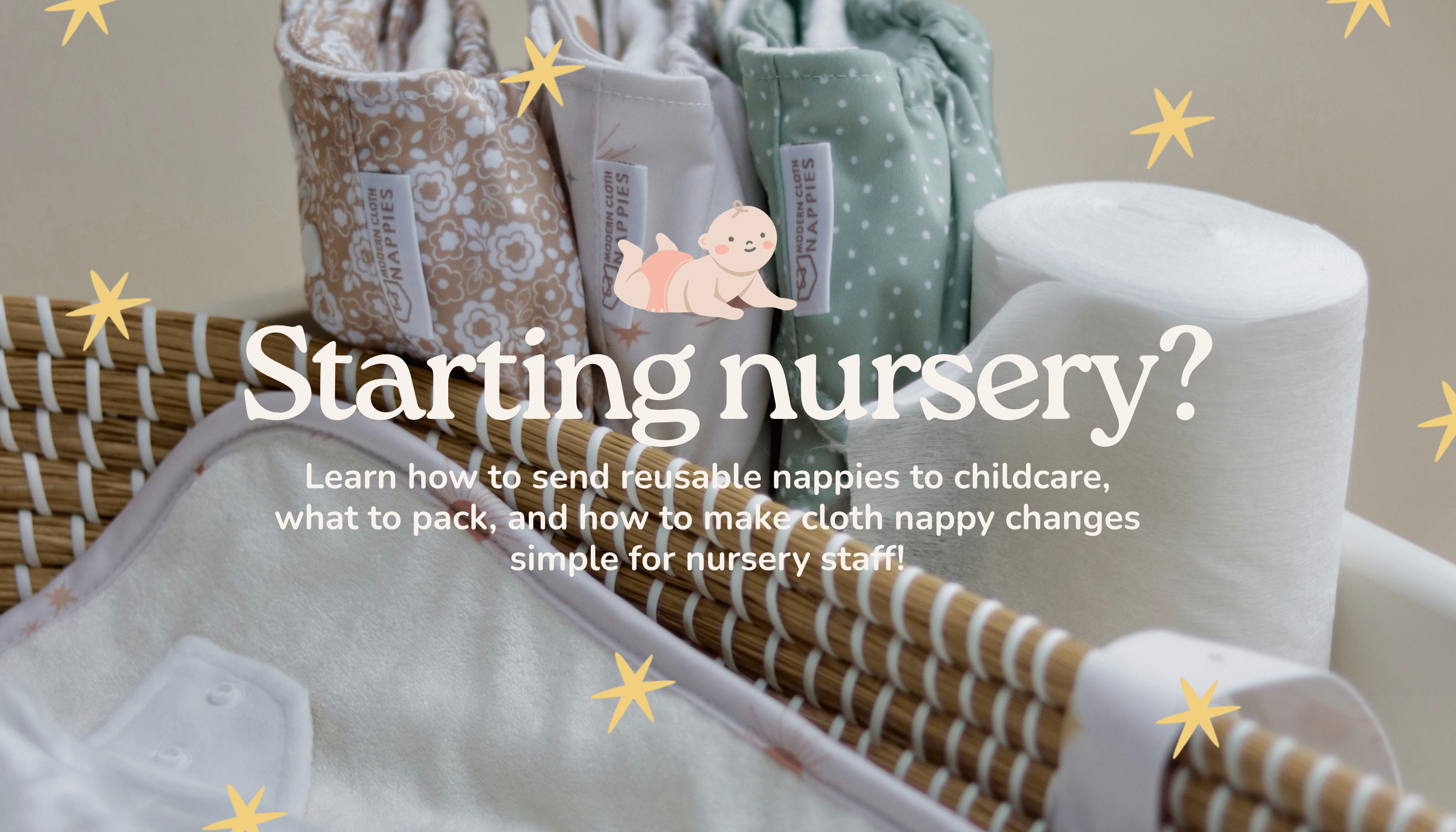 How Do I Send Reusable Nappies to Childcare? - Modern Cloth Nappies