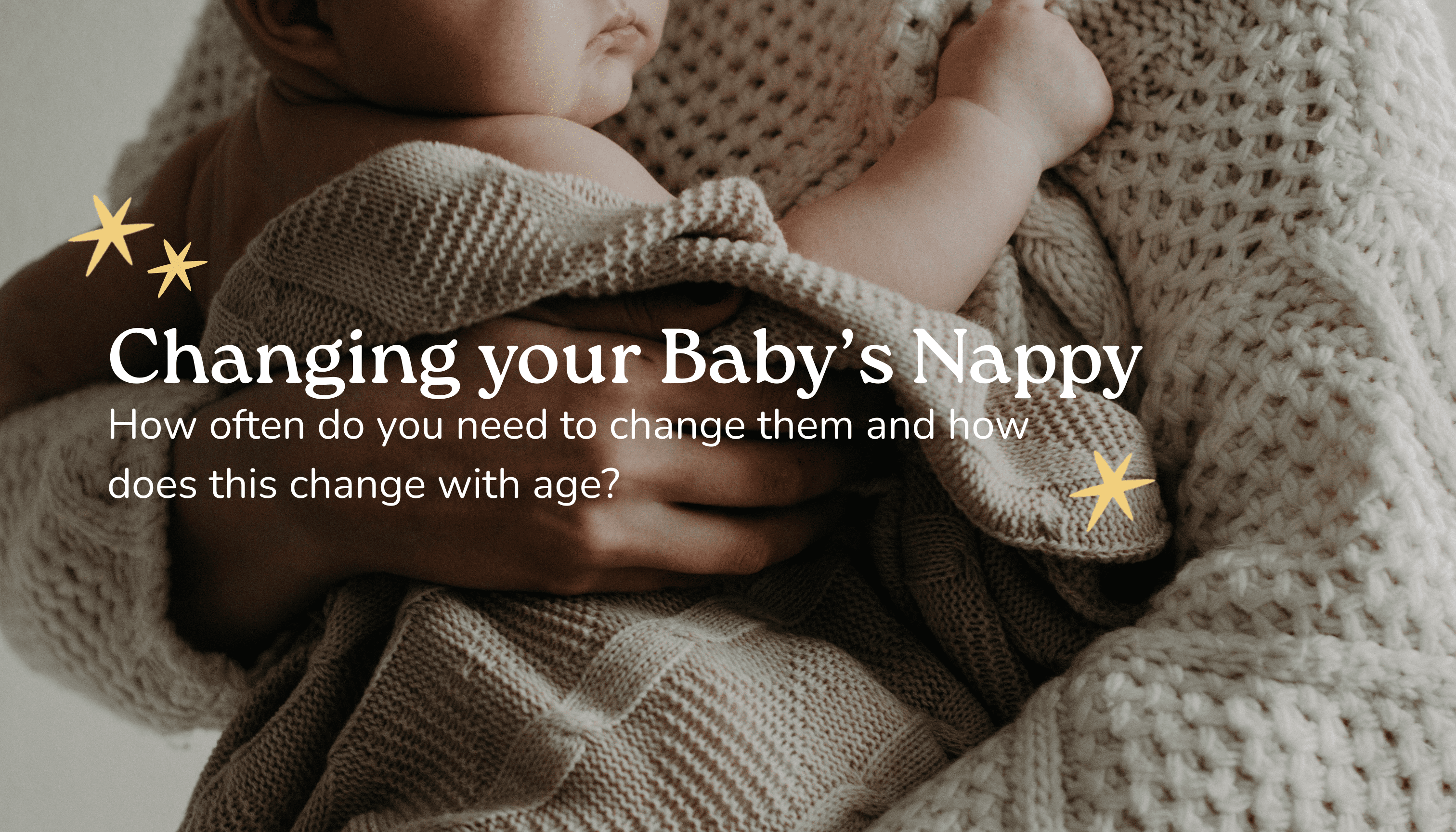 How often should I change my babies nappy? - Modern Cloth Nappies