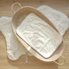 Baby Travel Changing Mats - Gingham Taupe - Modern Cloth Nappies
