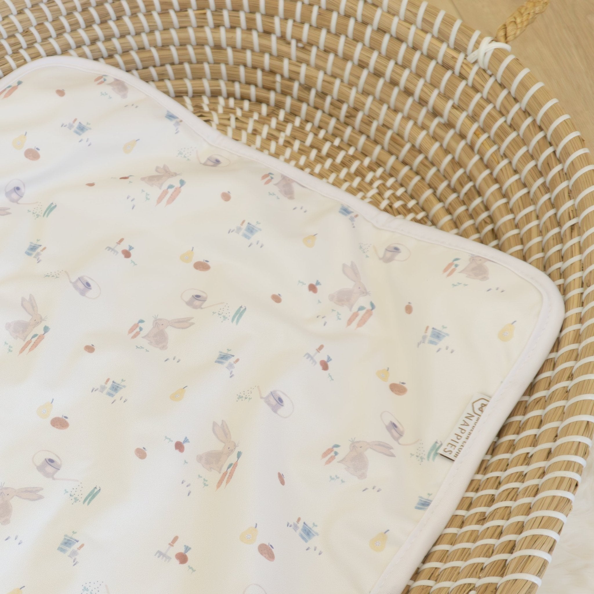 Baby Travel Changing Mats - On The Allotment - Modern Cloth Nappies