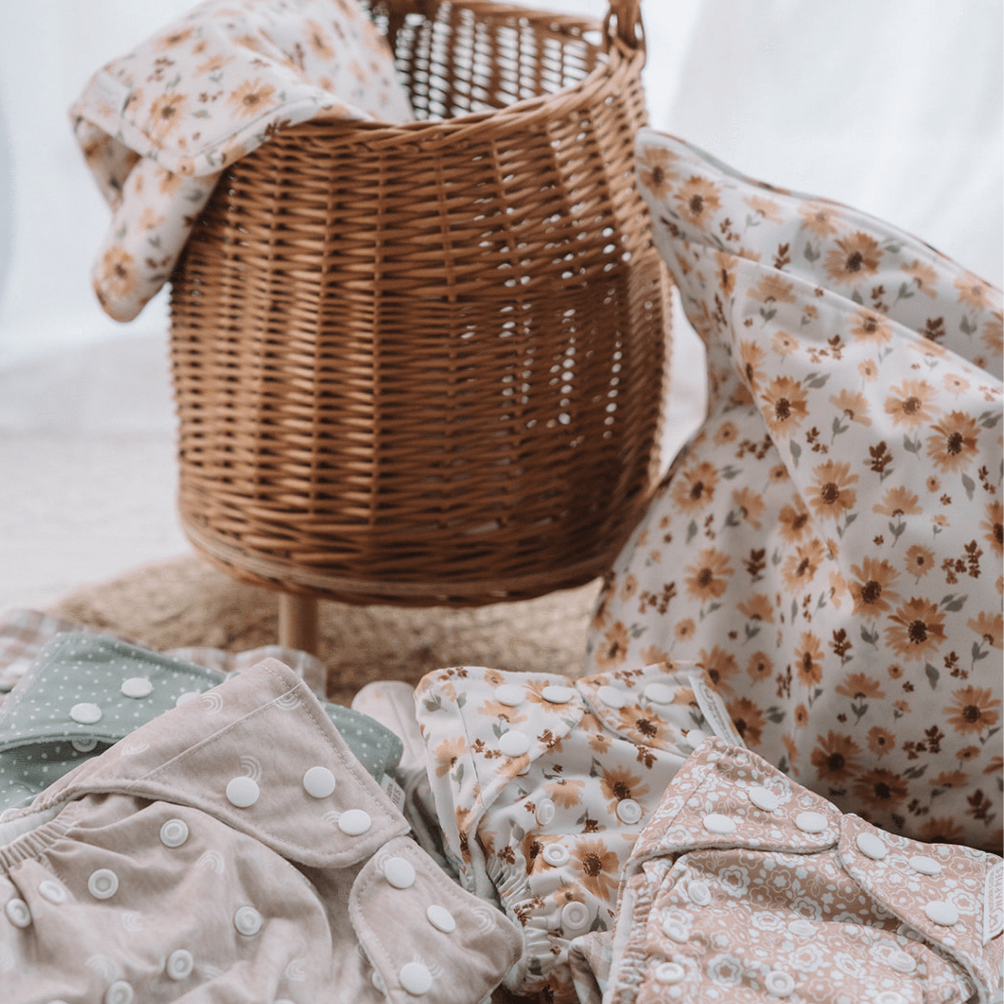 Newborn Nappy Bundle Mix & Match Bundle of 5 x All - In - One Nappies - Modern Cloth Nappies