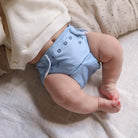 One Size All - In - One Reusable Cloth Nappy - Dusty Blue - Modern Cloth Nappies