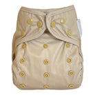 One Size Reusable Cloth Nappy Wrap - Soft Sand - Modern Cloth Nappies