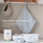 Peppa Pig Grab & Go Nappy Wet Bag - Peppa Floral - Modern Cloth Nappies