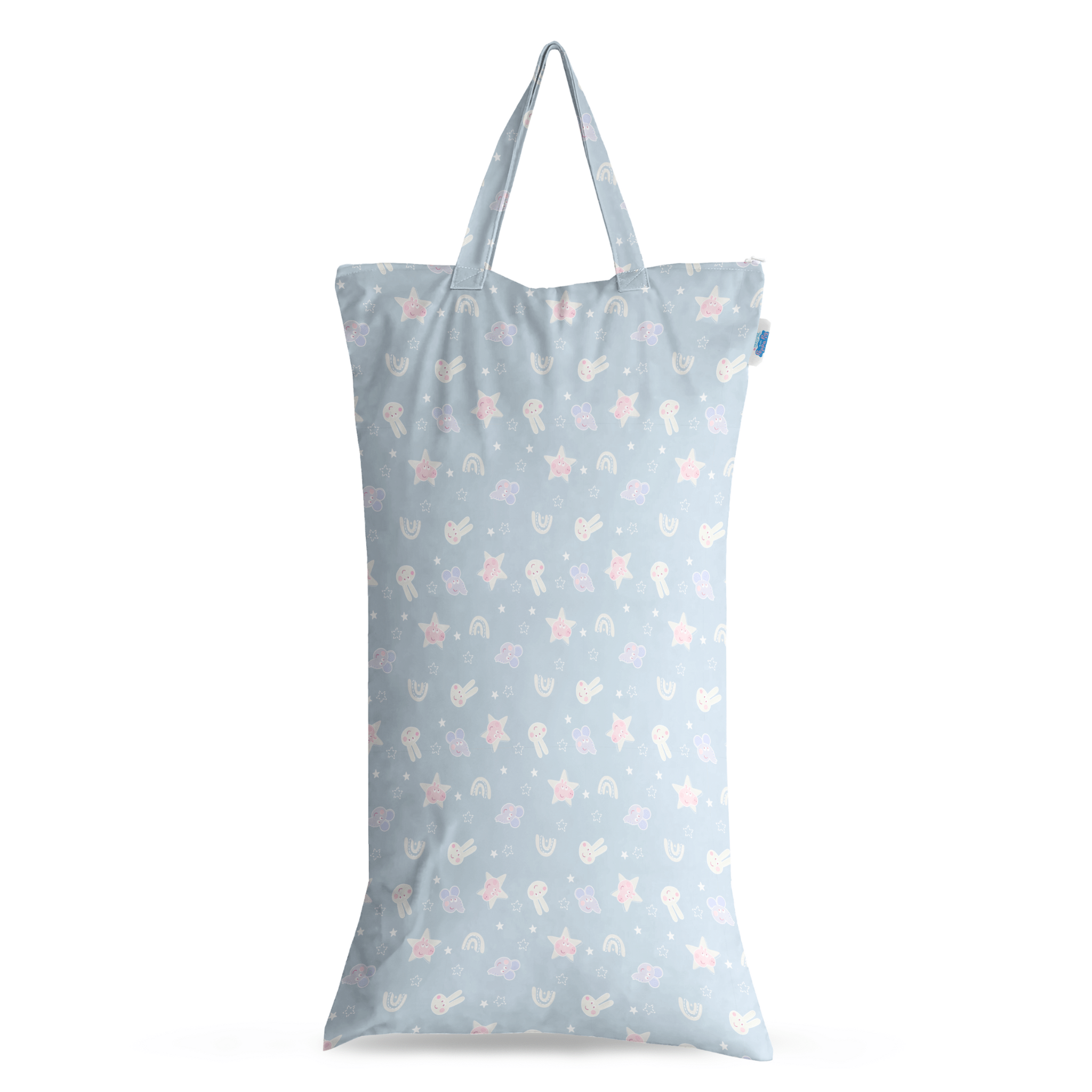 Peppa Pig XL Wet Bag Reusable Cloth Nappy Pail Blue Mix Peppa
