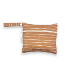 Reusable Mini Wet Bag - Dune - Tan with White - Modern Cloth Nappies