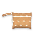Reusable Mini Wet Bag - Sunnies - Camel with White - Modern Cloth Nappies