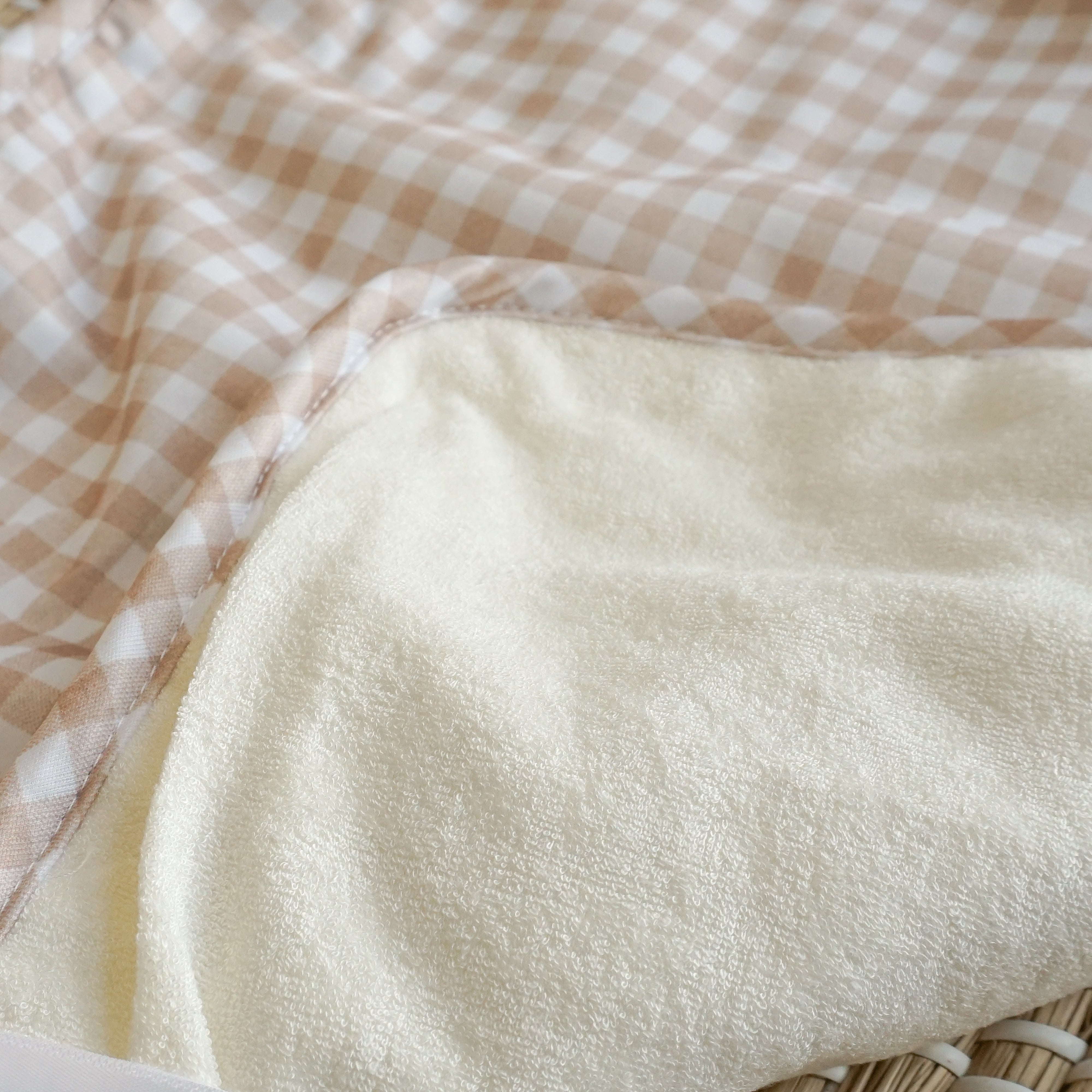 travel baby changing mat - gingham
